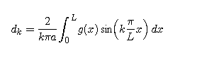 Formula for d[k]