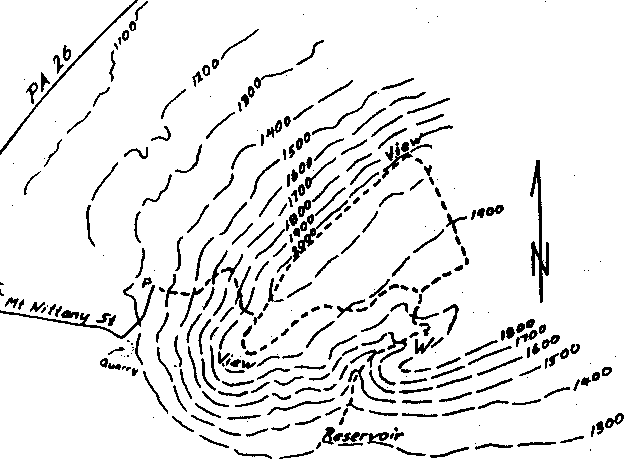 Illustration of contour curves at 6 different levels. Currently, we